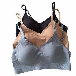 Nautica Trio
Gel-Bonded Lounge Bras Size M EUC
